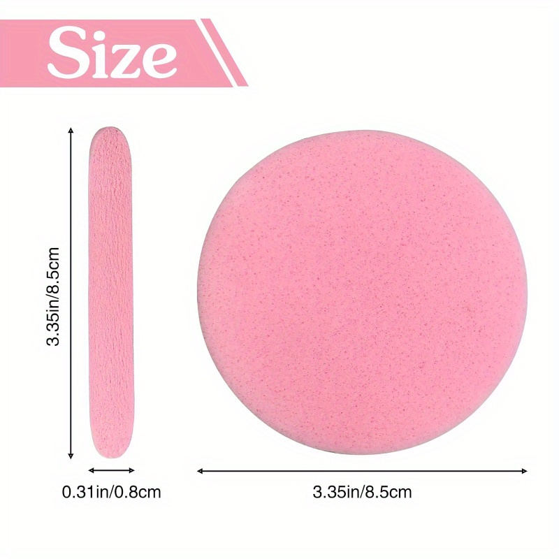 120pcs Compressed Face Wash Sponges, Makeup Remover Sponge Eggs
