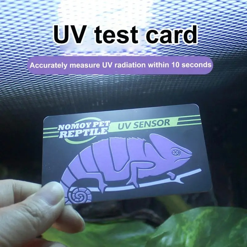 

Crawl Pet Uv Test Card, Easy Measurements Reusable Quick Test Uvb Sensor Card, Reptile Accessories