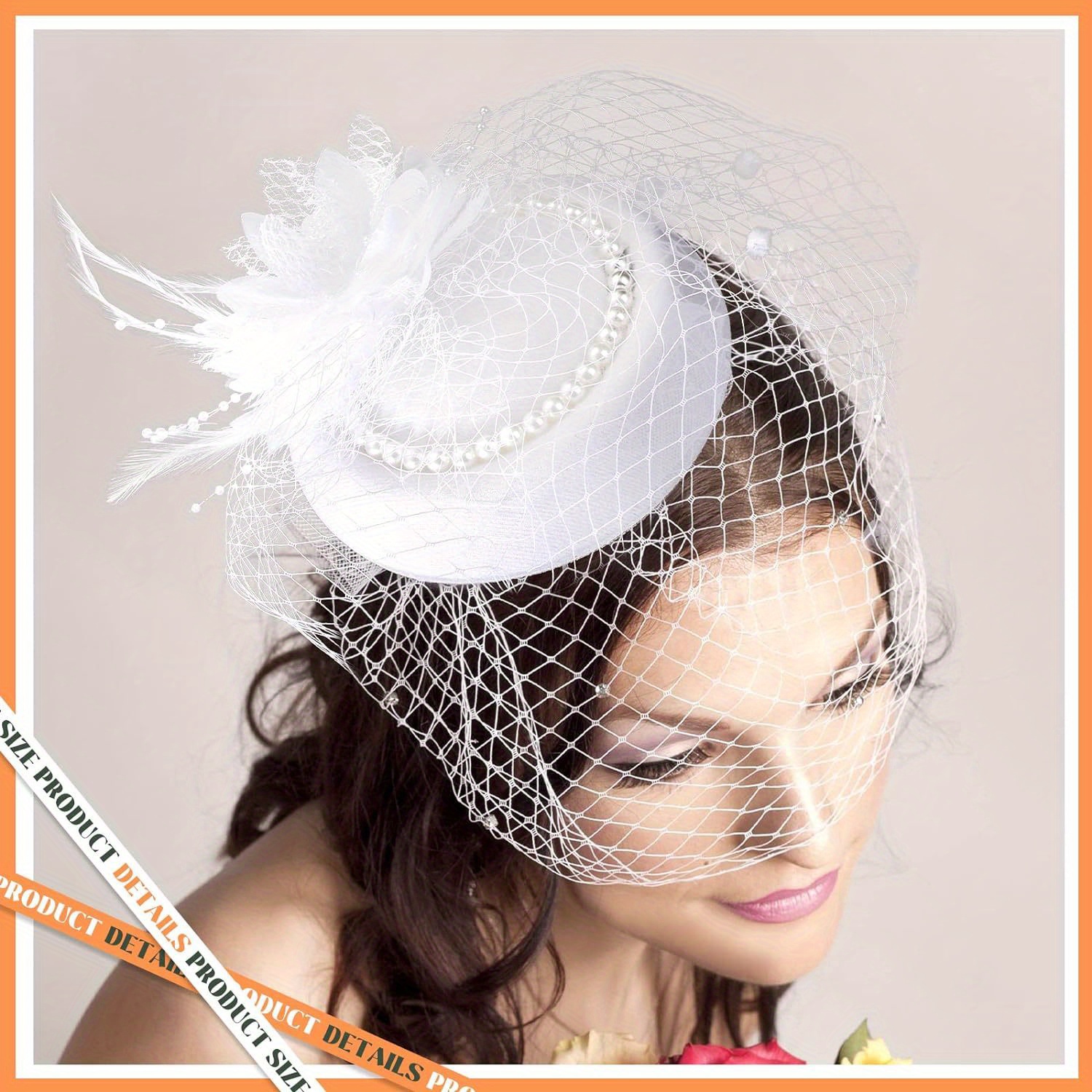 Lace Hair Fascinator/Headpiece. The Delilah - shops Made To Order.