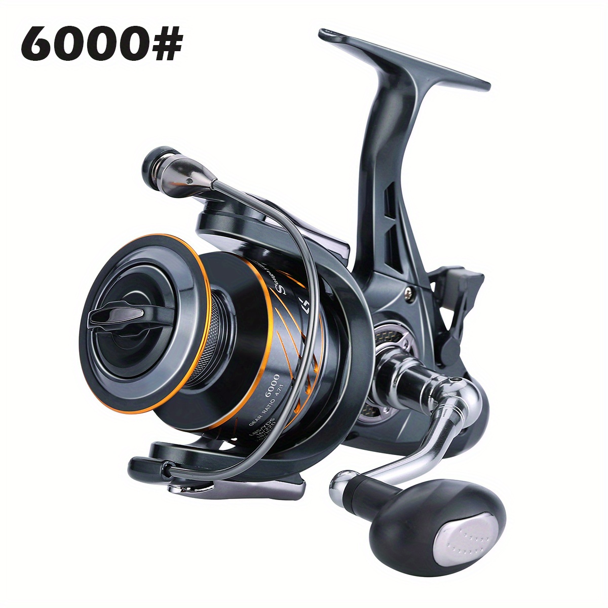 Sougayilang Precision Carp Reel 5+1bb Rear Spinning Reel Aluminum Alloy Spool With Spool For Carp