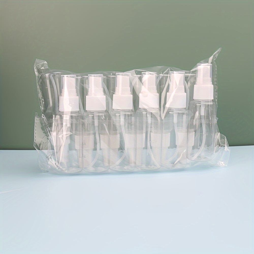 

12pcs Transparent Spray Bottles, Fine Mist Plastic Mini Travel Perfume Bottles, Small Empty Refillable Liquid Containers