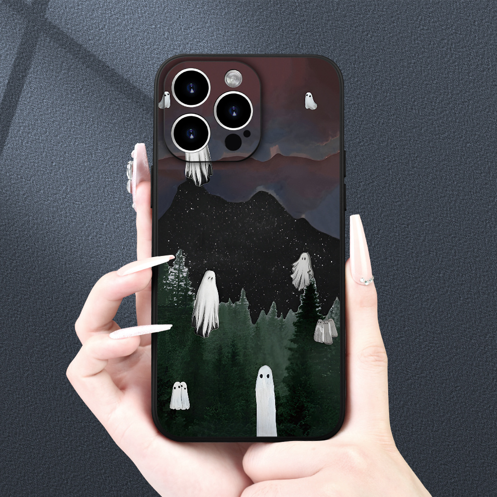 

Ghostly Spirit Pattern Phone Case For Iphone 15 14 13 12 11 Xs Xr X 7 8 Plus Pro Max Minigift/anniversary/valentine's Day