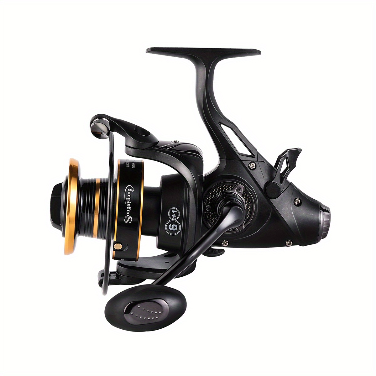 Image of Sougayilang Carp Spinning Reel Carbon Fiber Drag For Fishing Action Bait Feeder Standard Fishing For Freshwater
