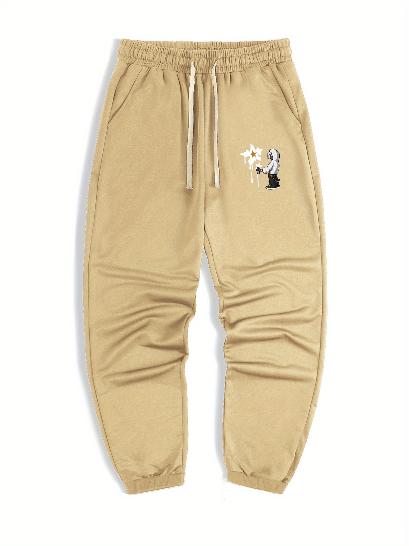 Anime Character Print Men's Pants Drawstring Sweatpants - Australia