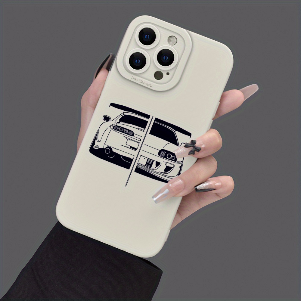 

Motor Vehicles Pattern Mobile Phone Case Full-body Protective Shockproof Tpu Soft Case For Men/women For 15/14/13/12/11/xs/xr/x/8/7/se2/se3/plus/pro Max