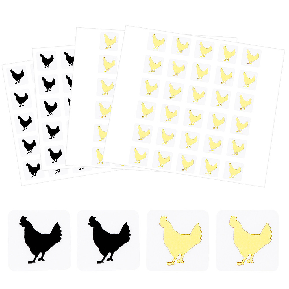 1set 2400pcs meal stickers menu  s cow pattern meal stickers for   wedding meal indicator stickers meal   stickers for banquet golden   details 6