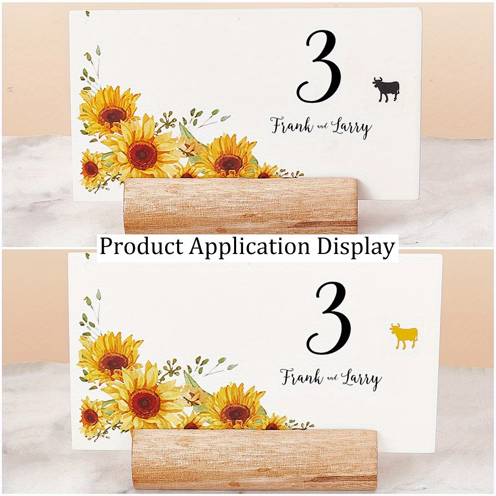 1set 2400pcs meal stickers menu  s cow pattern meal stickers for   wedding meal indicator stickers meal   stickers for banquet golden   details 4