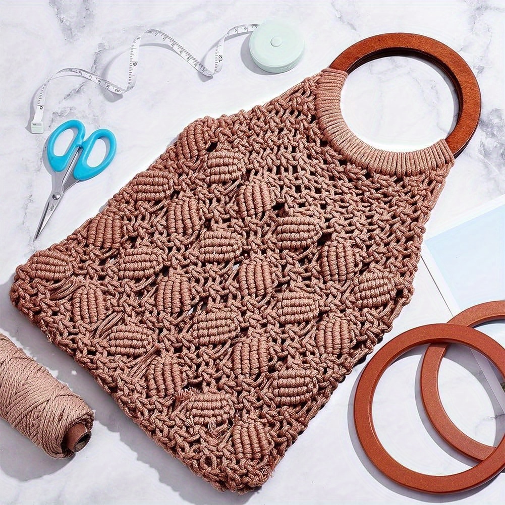 set diy macrame bag kit macrame kit adults Temu Belgium
