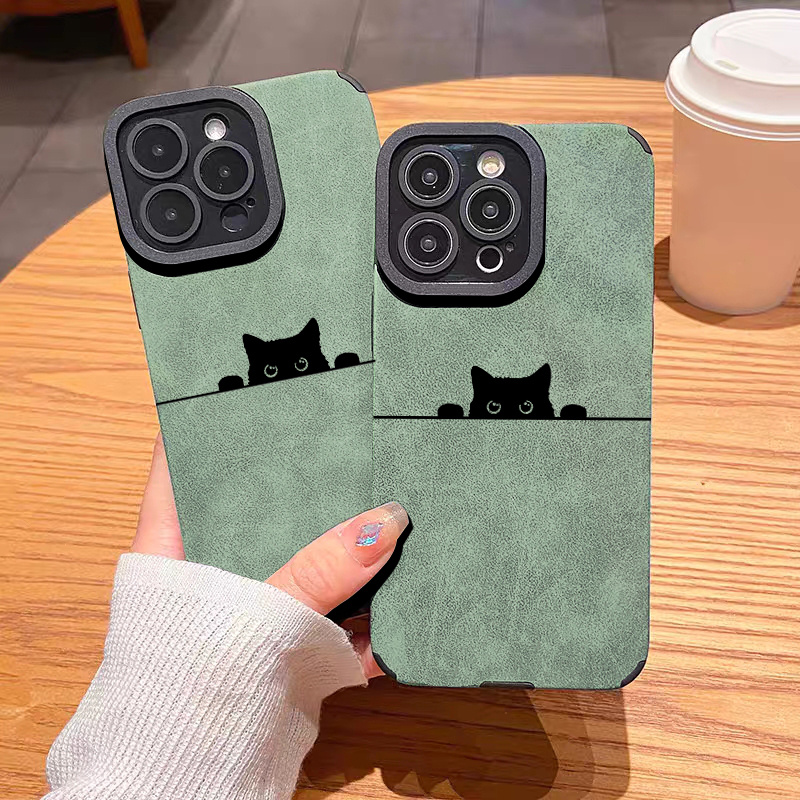 

Luxury Black Cat Graphic Protective Phone Case For Iphone 11/12/13/14/12 Pro Max/11 Pro/14 Pro/15, Gift For Birthday, Girlfriend, Boyfriend