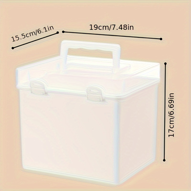 Clear Plastic Marker Organizer With Base - Transparent Storage Box For Art Supplies, Ideal For Students & Office Use