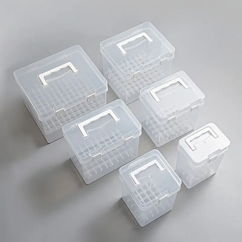 Clear Plastic Marker Organizer Base Transparent Storage Box