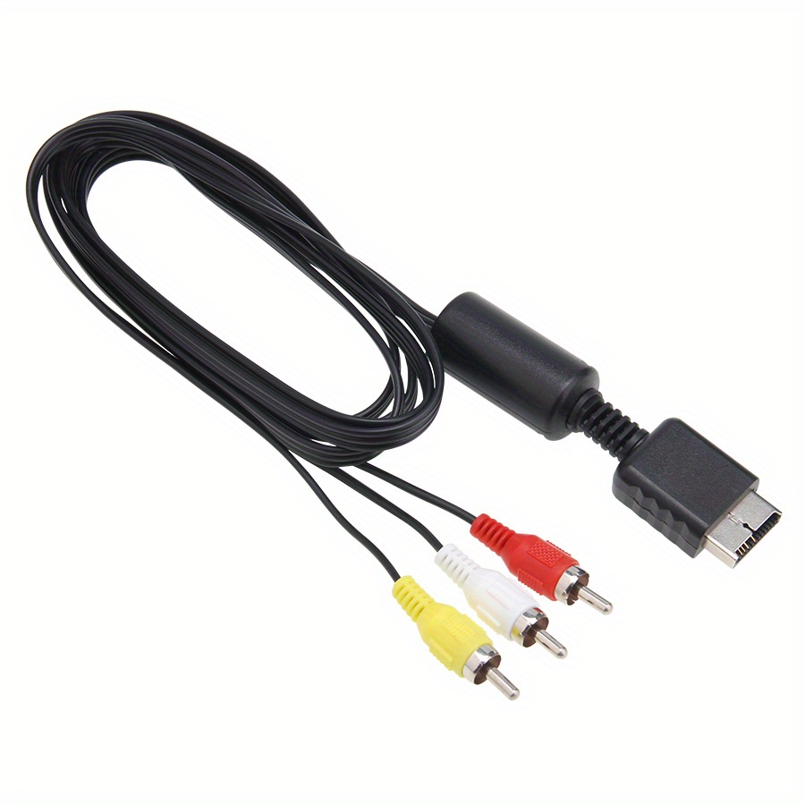 ps2 ps3 av cable av to rca cord for playstation 2 3 ps2 psx   6ft details 3