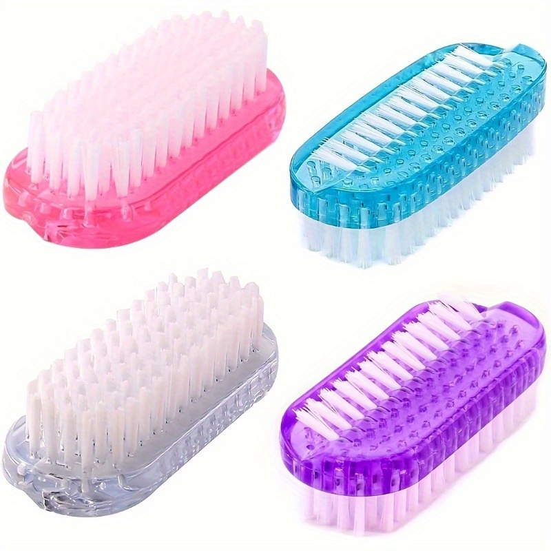 

Soft And Stiff Bristle Nail Brush For Men And Women - Two-sided Scrubber For Cleaning Fingernails And Toes - No Formaldehyde