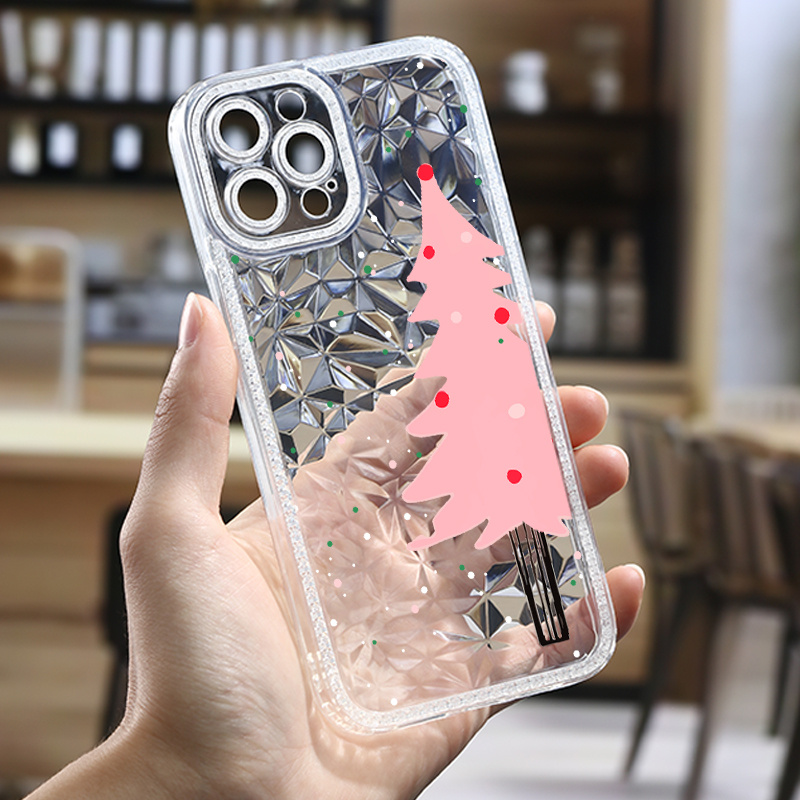 luxury shockproof christmas tree pattern phone case Temu South