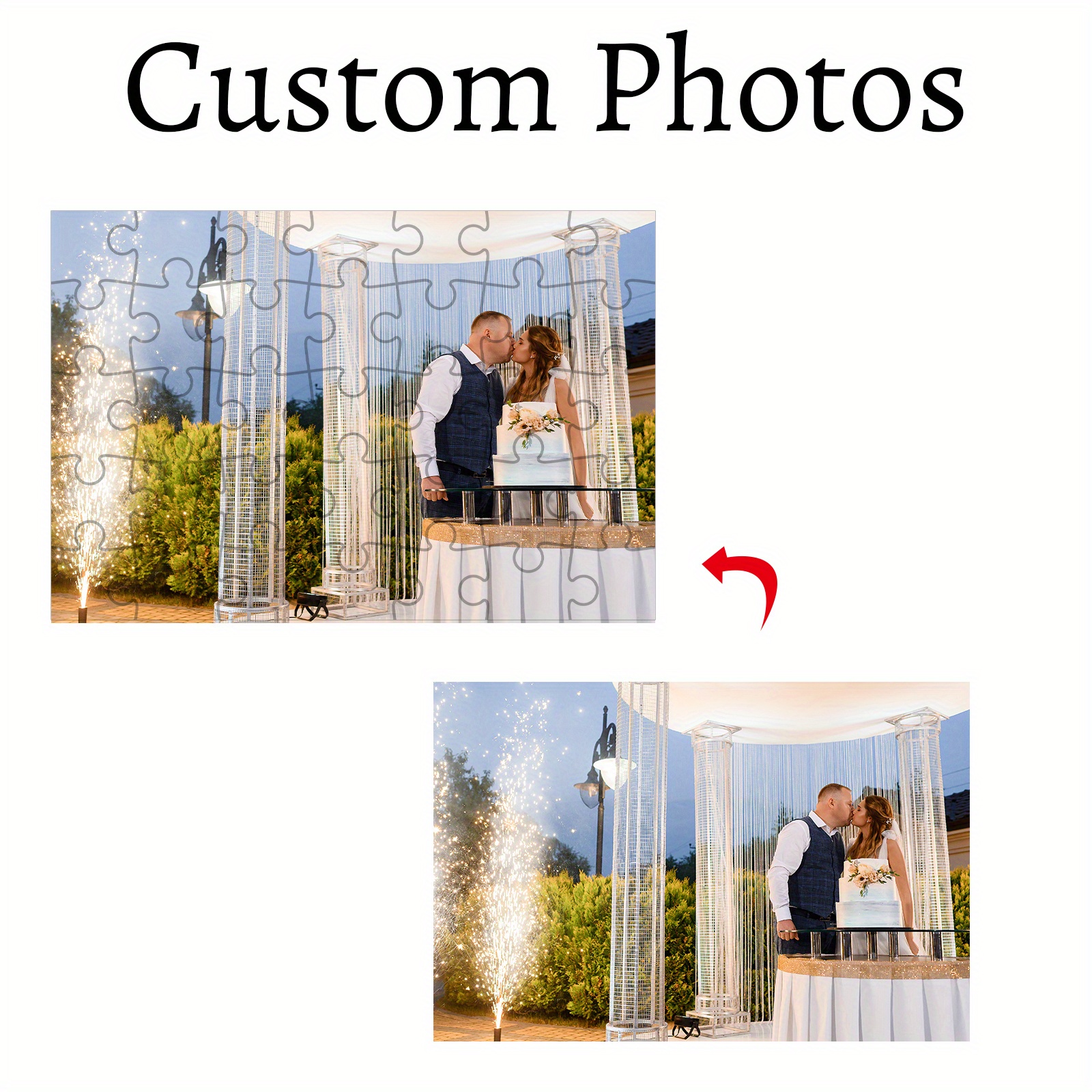 

Personalized Puzzle, Photos Custom Puzzle 35 Pieces, Customized Wooden Puzzle Gifts For Family, Pet