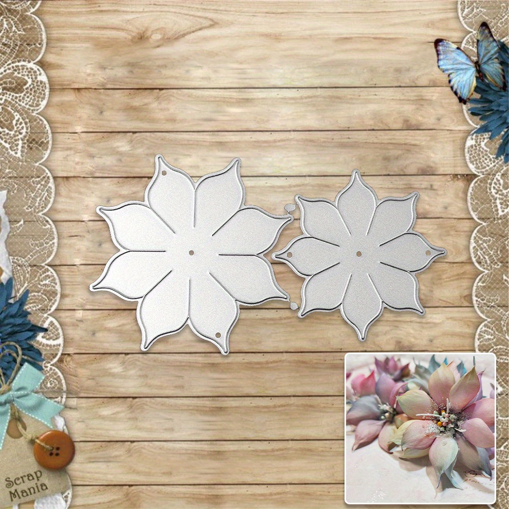 

Beautiful Flowers Cutting Dies Decor For Card Paper Craft Diy Template Album Embossing Scrapbooking For Gift Blessing Birthday Thanks Day Card.happy Mother's Day!