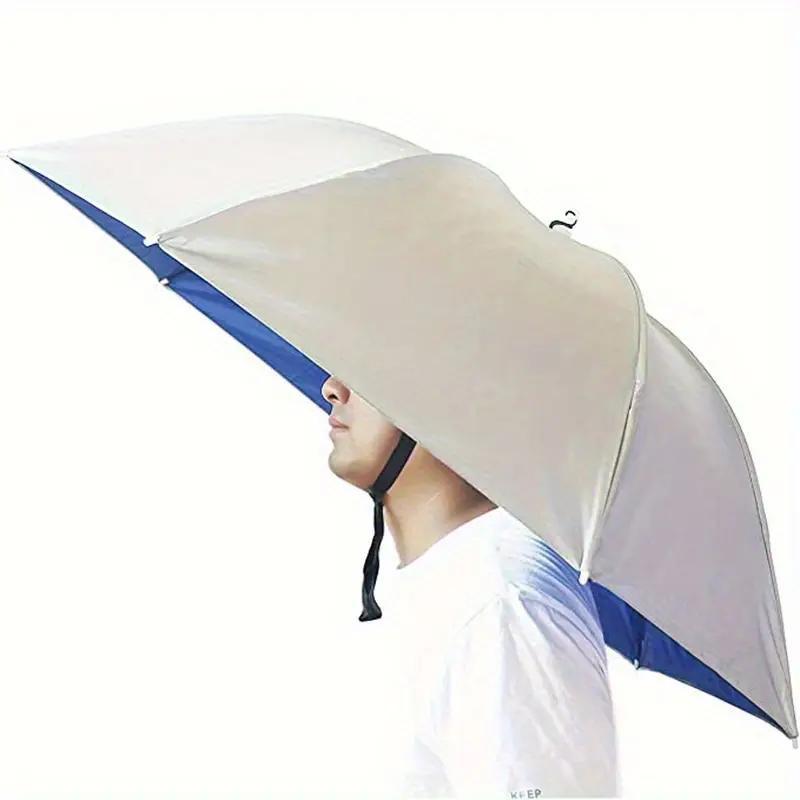 Portable Folding Fishing Umbrella Hat Cap price in Saudi Arabia