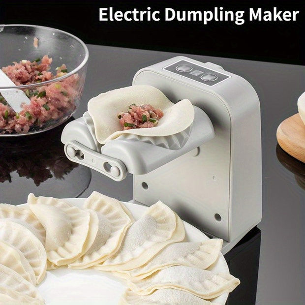 1pc   rechargeable automatic dumpling making machine with lithium battery usb charging food contact safety   1500 dumplings when   very suitable for home use a magical dumpling making tool details 0