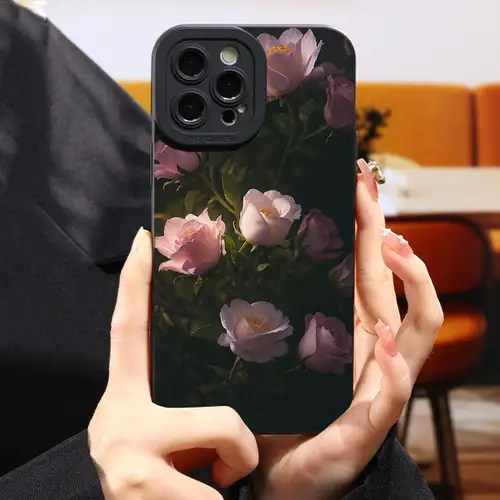 Shockproof Flower TPU Phone Case For IPhone 16 15 14 12 11 Pro Max XR 8 7 – Multicolor