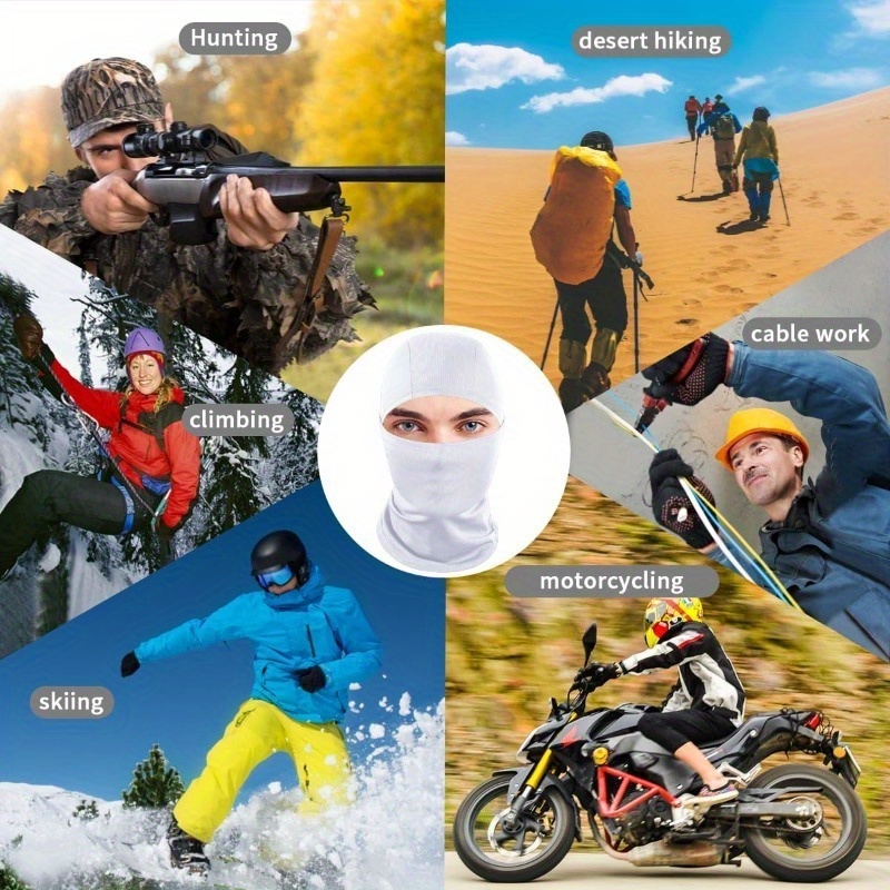 Achiou Ski Mask For Men Women, Balaclava Face Cover, Shiesty Mask Uv Protector Lightweight For Motorcycle Snowboard Color Black Cantidad De Paquete Del Producto 2&pid=nwfhzja5mm