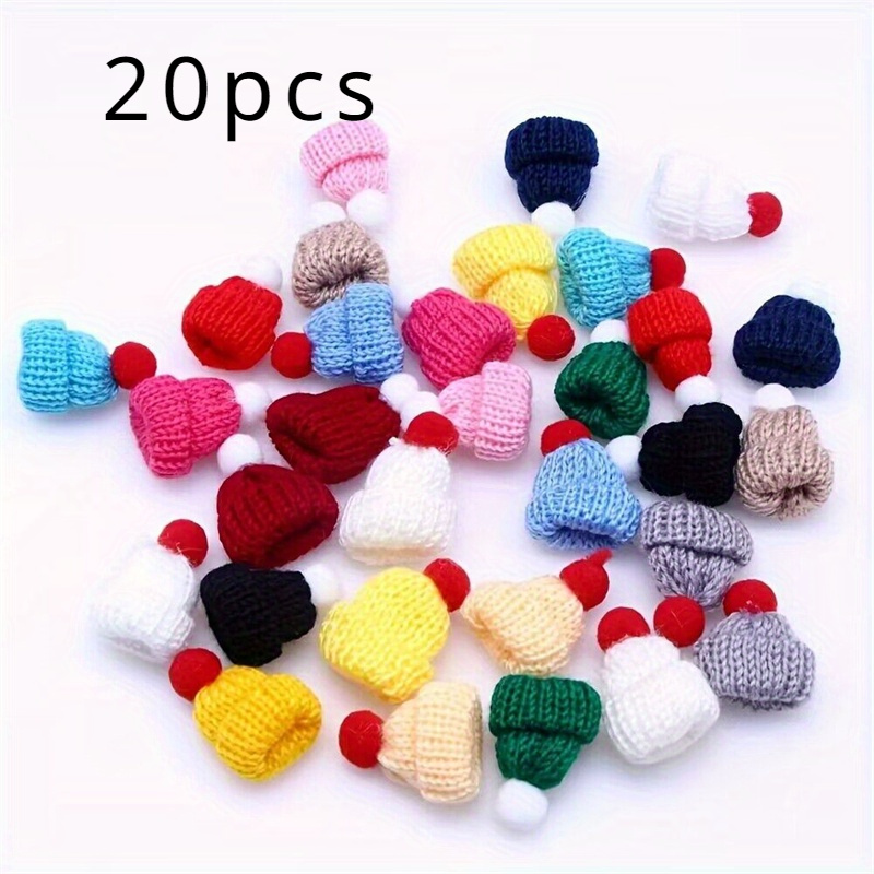 

20pcs Knitted , Woolen Thread Hat Hairpin Jewelry Accessories, Accessories, Diy Shooting , Accessories