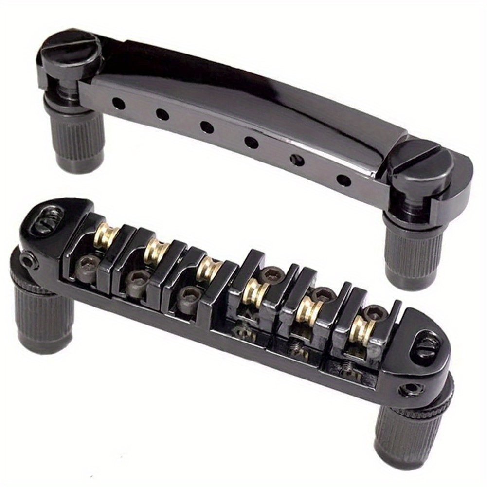1 Set (U+L) Tune-O-Matic Bridge LP SG Electric Guitar Bridge String Board Bridge Rolling Ball Roller Les Paul Bridge