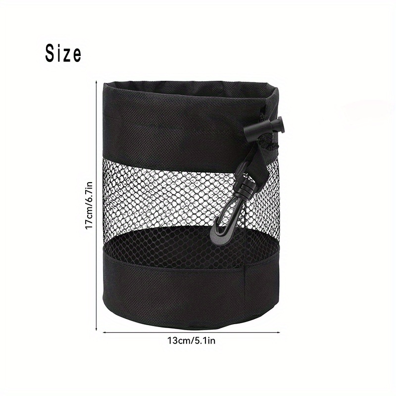 golf storage bag nylon mesh golf bag single sided drawstring golf net cloth bag golf accessories details 1