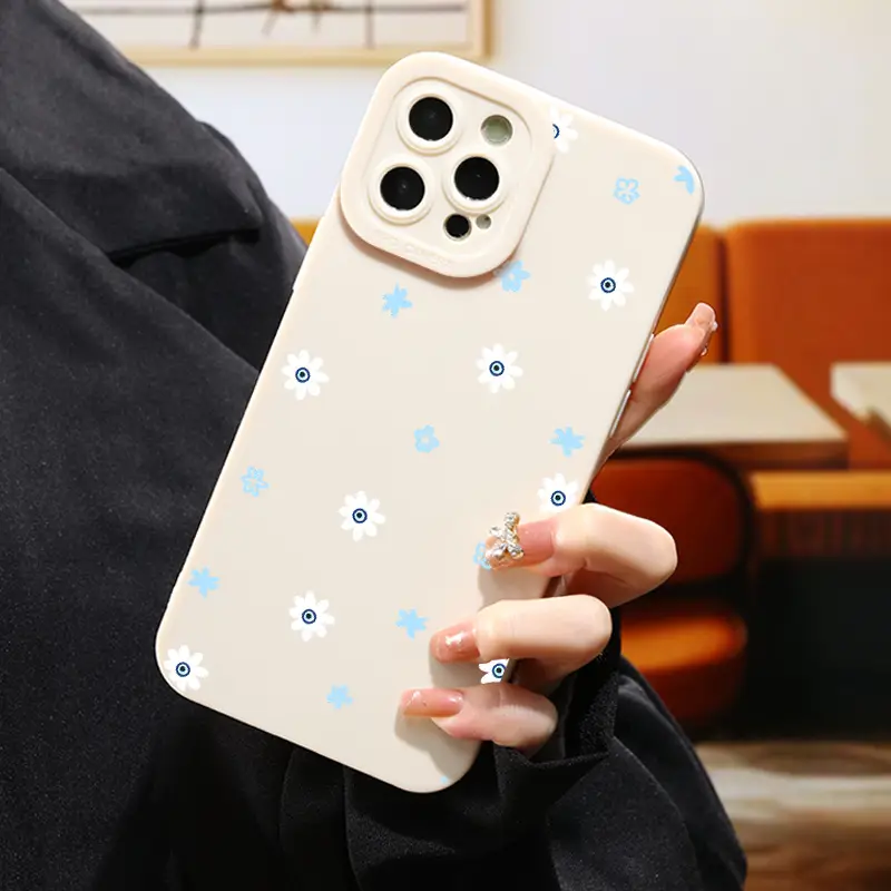 Flowers Soft TPU Case For IPhone 16/15/14/13/12/11/XR/X/8/7 - Shockproof, Slim Fit