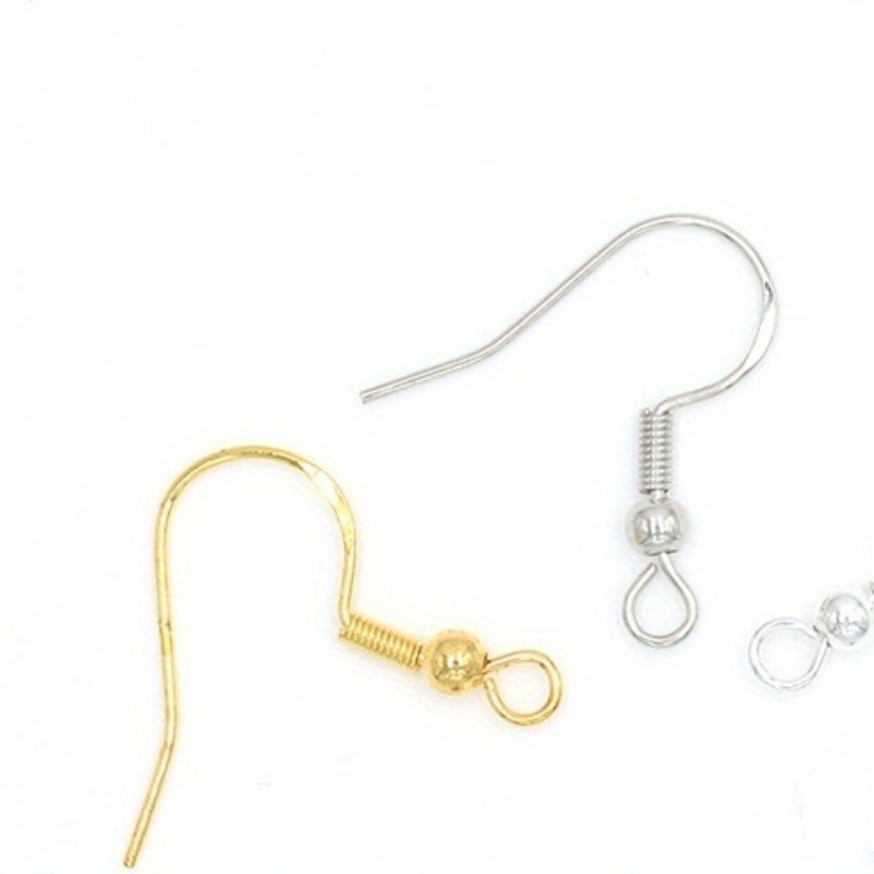 925 Silver Plated Earring Hook Ear Line Fish Hook Low - Temu