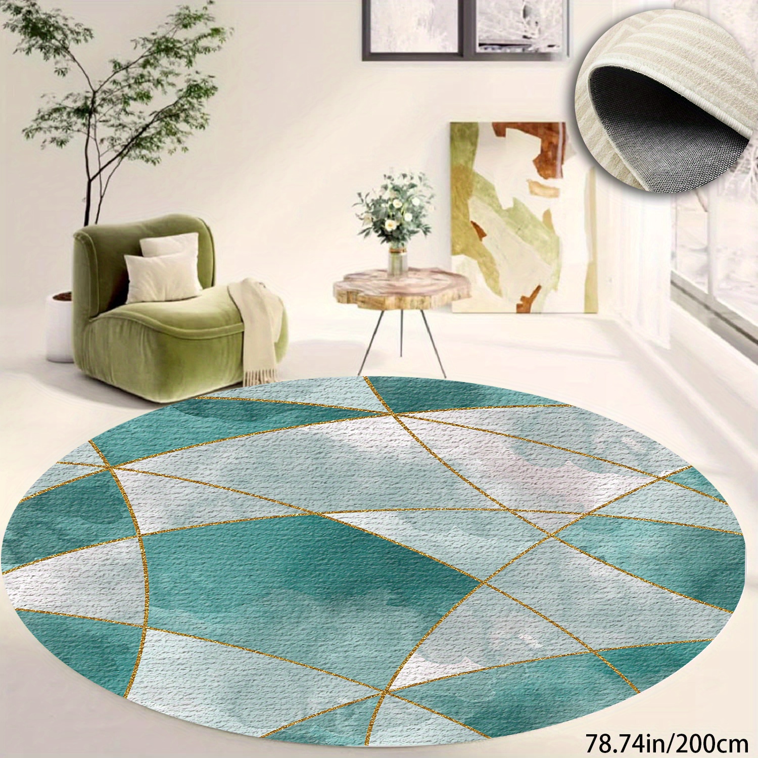 

1pc Creative Style Carpet, Washable Carpet, Living Room Carpet, Home, Office And Hotel Carpet