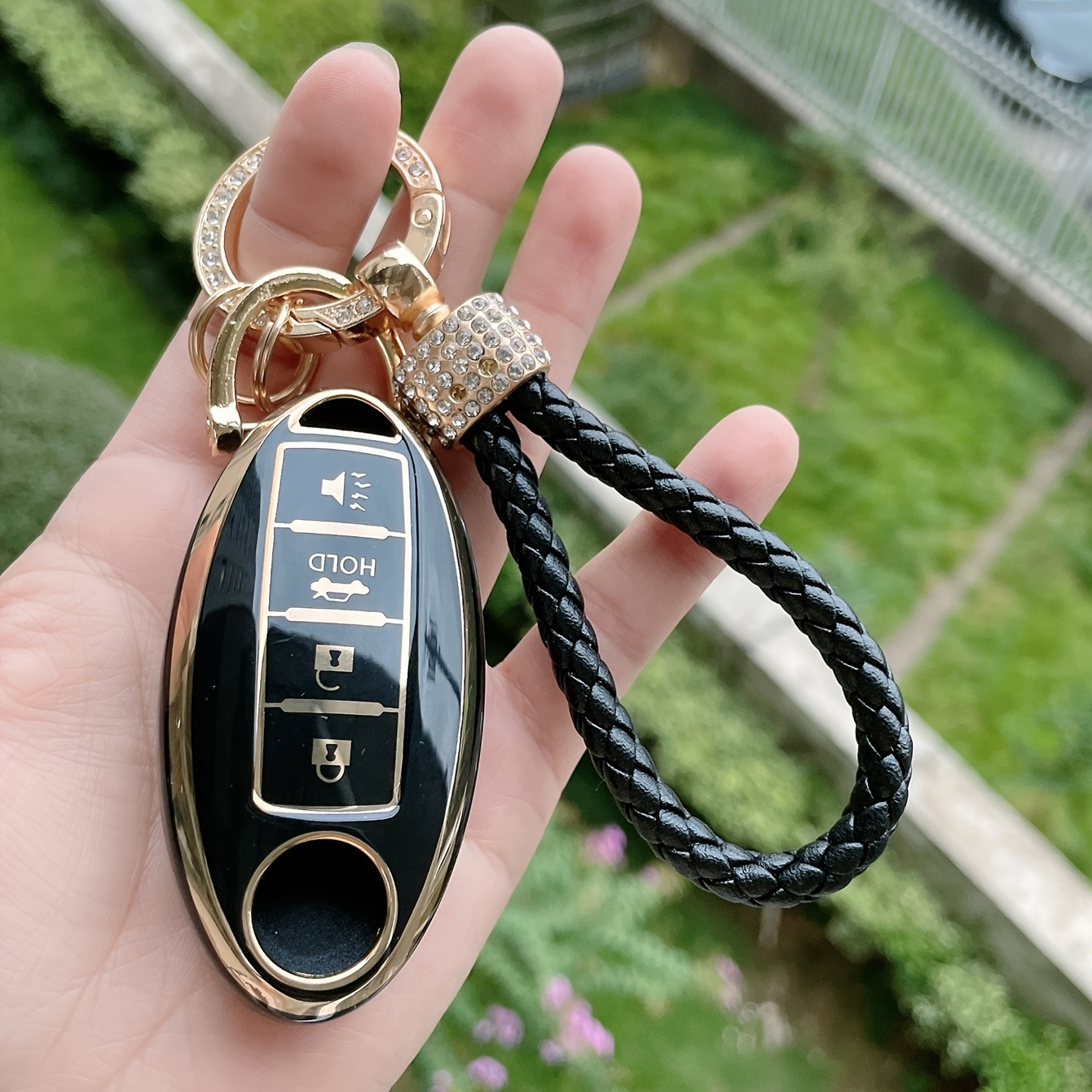 3PCS Men’s Car Keychains, Heavy Duty Keychain with Double Keyrings, Metal  Car Key Fob Keychain Rings, Carabiner Key chains Car for Men/Women,Llaveros