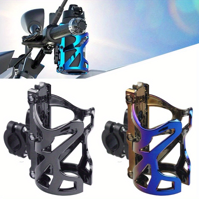 

1pc Adjustable Motorcycle Water Bottle Holder, Bicycle Cup Holder, Scooter Universal Water Bottle Handlebar Cup Holder Mount Cage