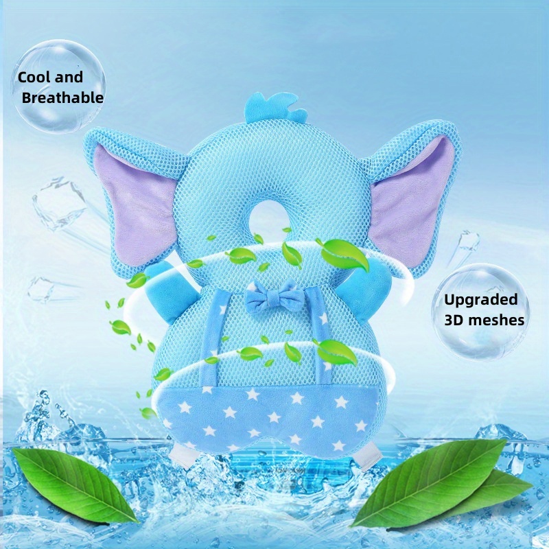 дышащая сетка подушка безопасности против падения мягкая подголовник для в желтых деталях 1