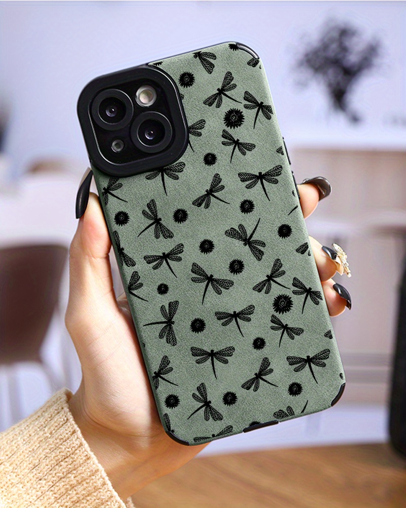 luxury faux leather black heart iphone 11 12 13 14 15 pro - Temu