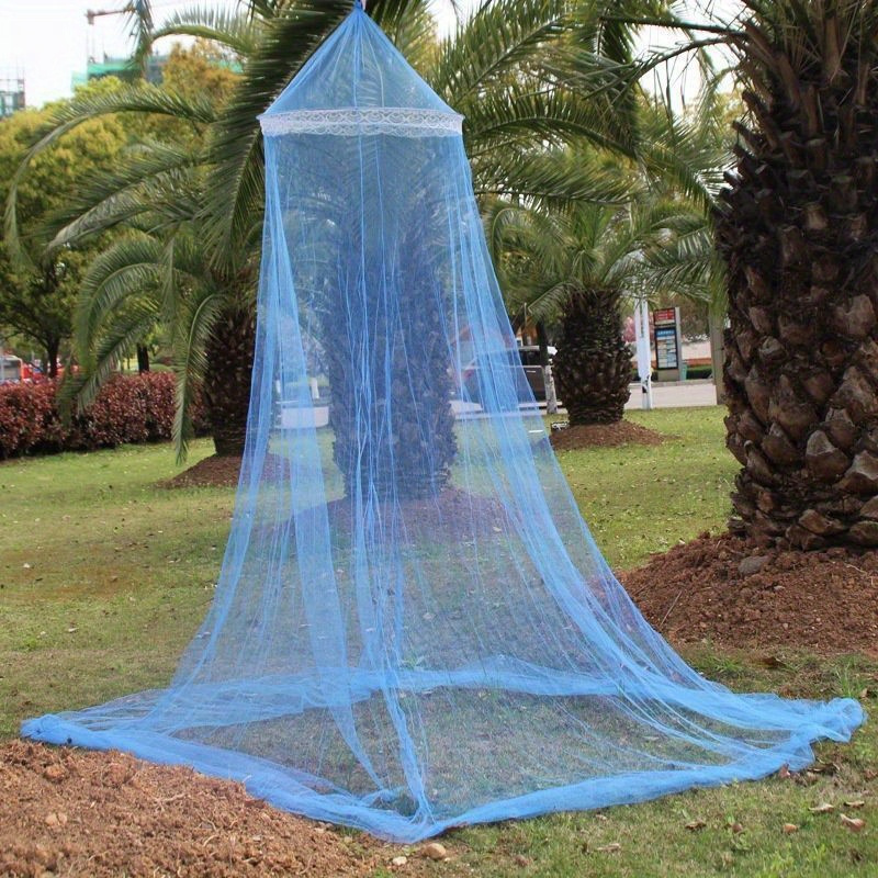 TEMU Breathable Nylon Anti-mosquito Net, Household Bedroom Bed Curtains, Suitable For Outdoor Camping