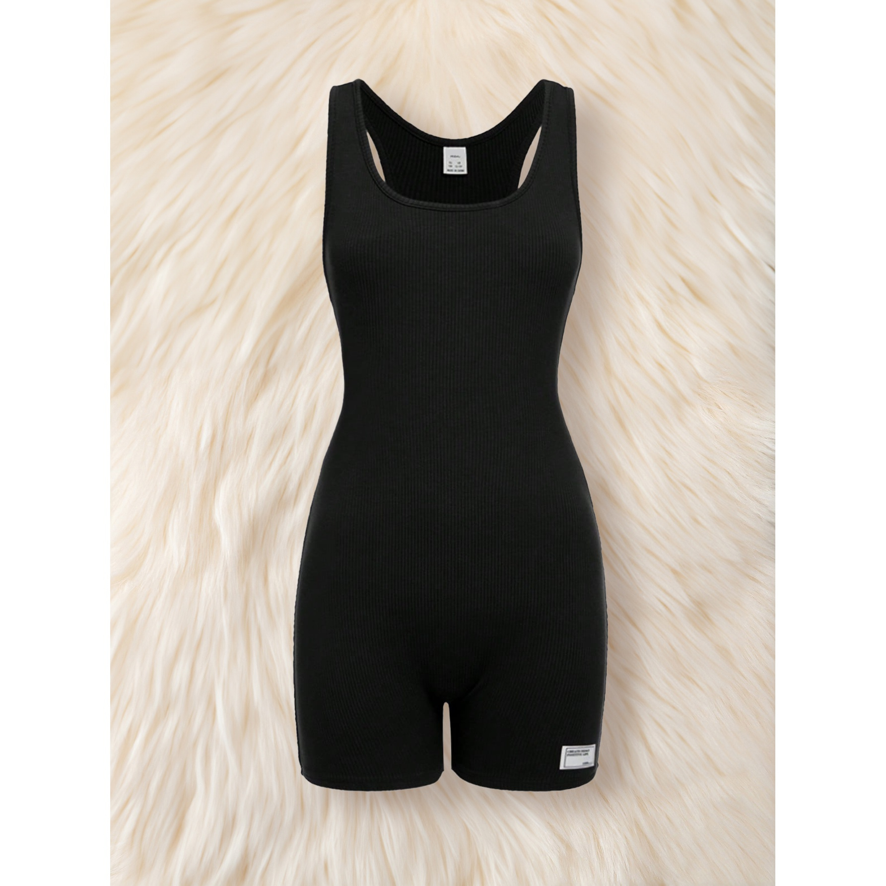 

Solid Slim Sleeveless Jumpsuit, Girls Comfy Romper For Summer Gift Sports