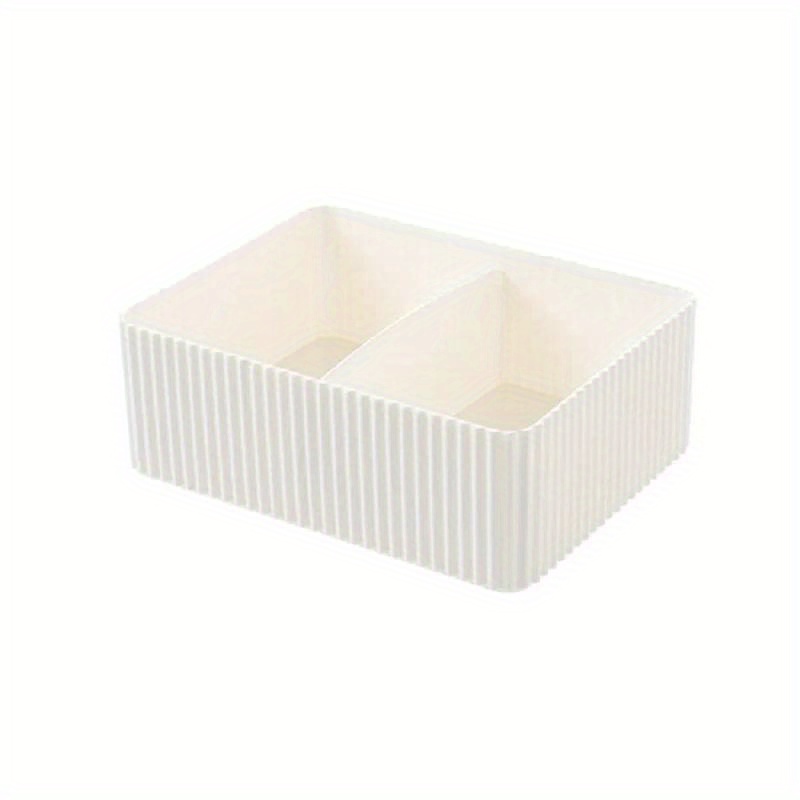 Wbbooming Plastic Home Office Bathroom Storage Box Grid Desktop Sundries Storage Box Makeup Organizer Cosmetic Closet Bin Case