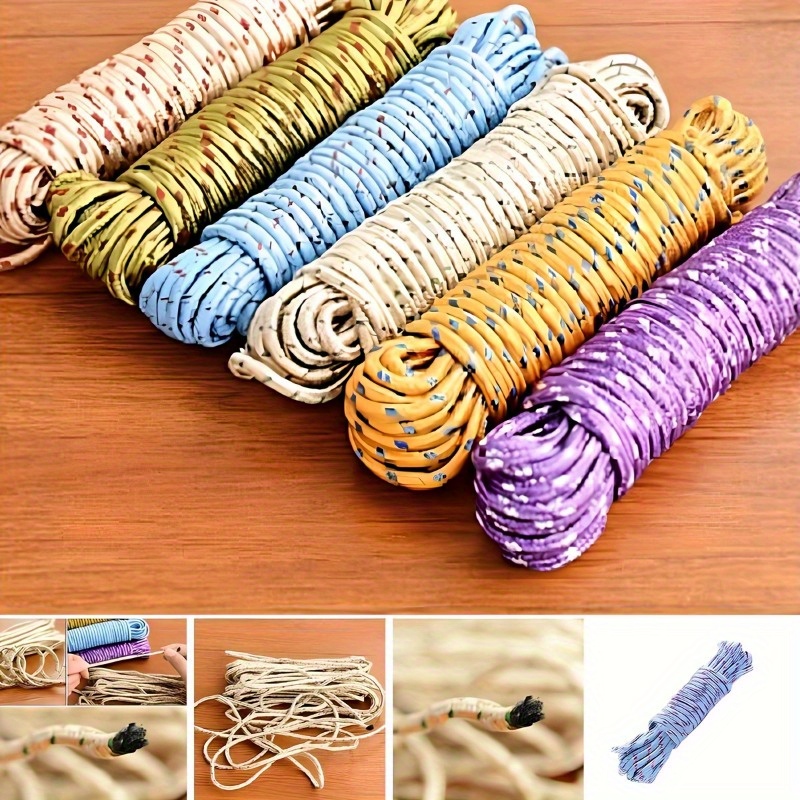PARAS SALLS Cloth Drying Rope with Hooks Rope for Drying Clothes Hanging  Rope with 12 Clips