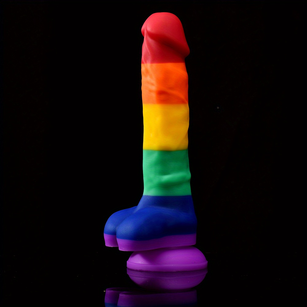 LGBTQ+ Rainbow Dildo