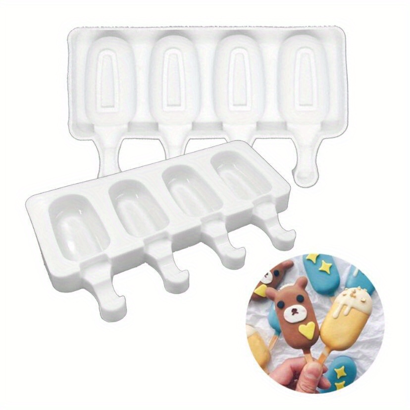 

1pc, Popsicle Mold, Creative Popsicle Mold, Silicone Popsicle Mold, Ice Cream Mold, Ice Cube Box, Household Popsicle Mold, Safety Jelly Mold, Kitchen Stuff, Kitchen Accessaries