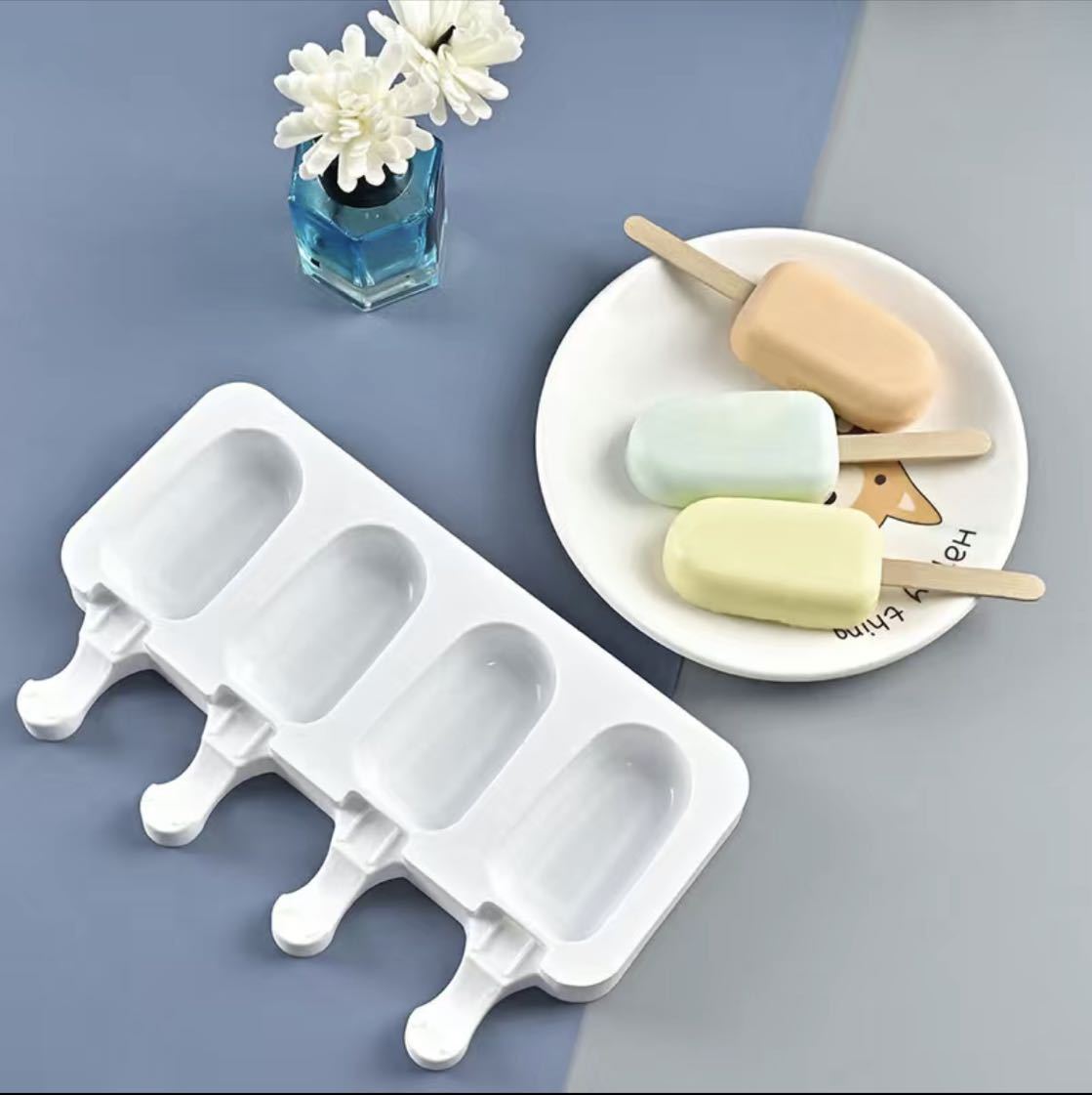 1pc 4pcs ice candy mold ice cream model ice cream mousse silicone mold diy pudding ice   cream mold cake baking mold candy chocolate   mold details 0