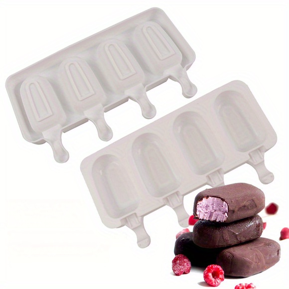 1pc 4pcs ice candy mold ice cream model ice cream mousse silicone mold diy pudding ice   cream mold cake baking mold candy chocolate   mold details 3