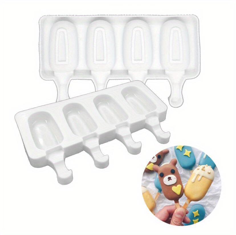 1pc 4pcs ice candy mold ice cream model ice cream mousse silicone mold diy pudding ice   cream mold cake baking mold candy chocolate   mold details 6