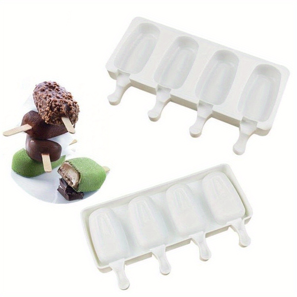 1pc 4pcs ice candy mold ice cream model ice cream mousse silicone mold diy pudding ice   cream mold cake baking mold candy chocolate   mold details 8