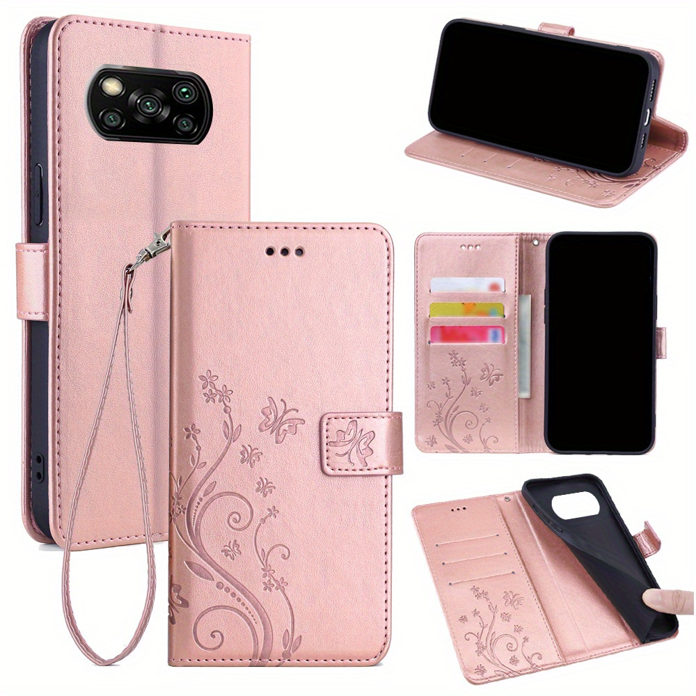 

Butterfly With Lanyard Phone Case For Xiaomi Poco M2 Pro M5s 4g M4 Pro 5g X5 X5 Pro F5 5g M6 Pro 5g C65 M6 5g F3 C51 C50 X3 Nfc X3 X3 Pro M5 4g X6 Pro 5g X6 5g