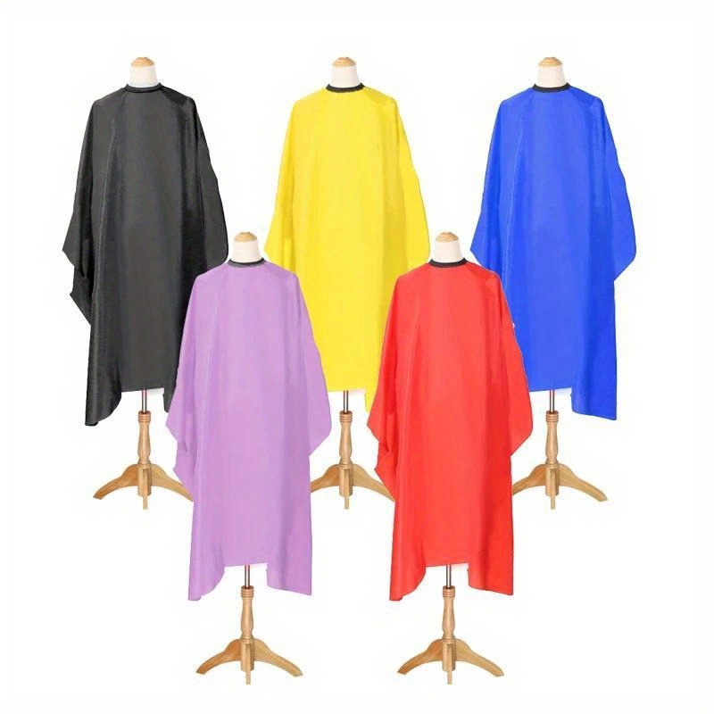 

1pc Barber Haircut Cape, Salon Cape With Adjustable Neck Size, Hairdressing Shawl Apron
