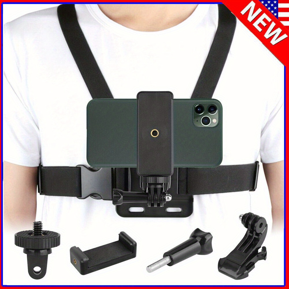 

Chest Harness Strap Mount Phone Accessories For Hero Adjustable