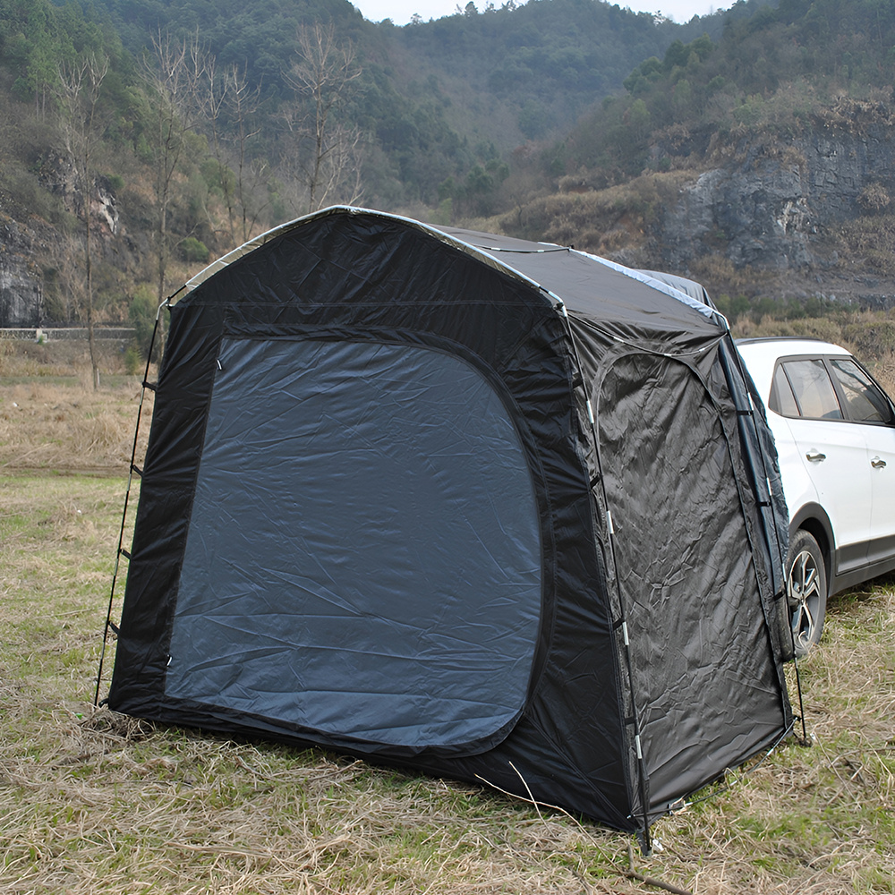 

Outdoor Camping Car Tail Tent, Self-driving Wilderness Camping Sunshade Sunscreen Rainproof Car Sunshade Shed, Quick Open Camping Tent