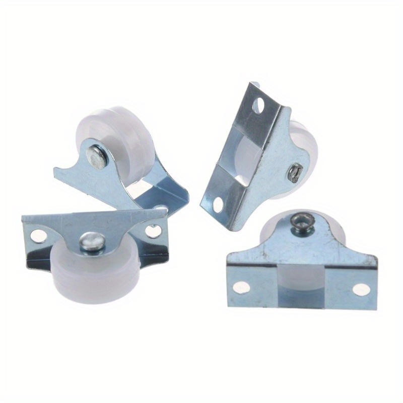 4pcs 1-inch Flat Directional Wheel Casters, High-strength Directional Casters, Wear-resistant Fixed Casters