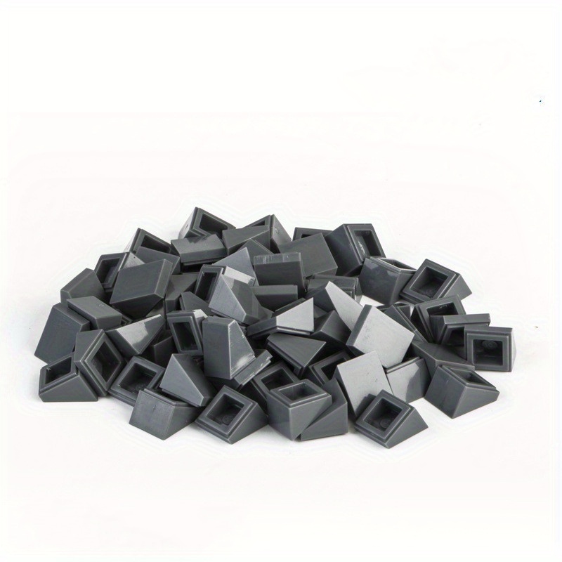 Image of 100pcs Slope 30° Brick Changeover Catch For Building Blocks Parts Educational Toys Children Gifts 54200